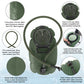 Krydex Tactical Hydration Pack 1.5L 50oz Water Bladder Carrier MOLLE for vest Hydro Backpack