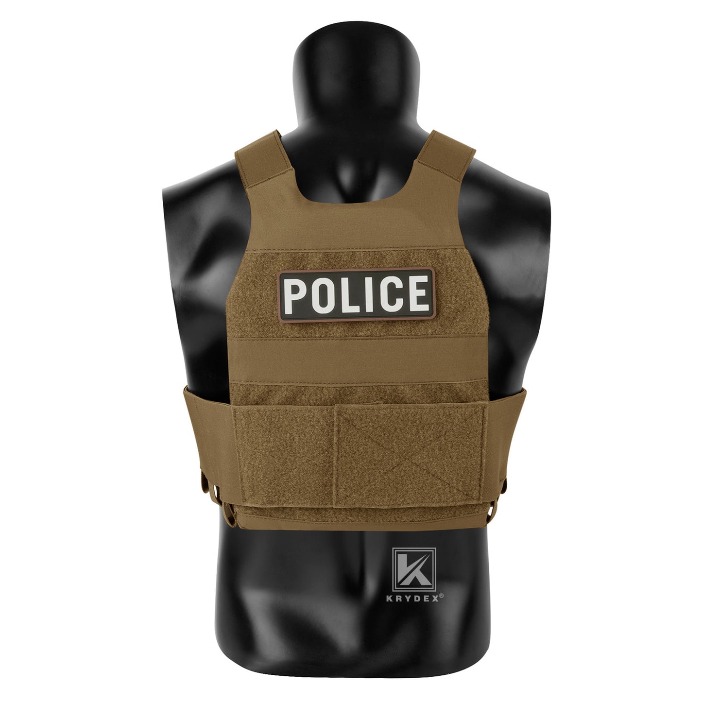 KRYDEX Low Vis Slick Plate Carrier Tactical Vest Body Armor w/MK Micro Fight Chest Rig Set