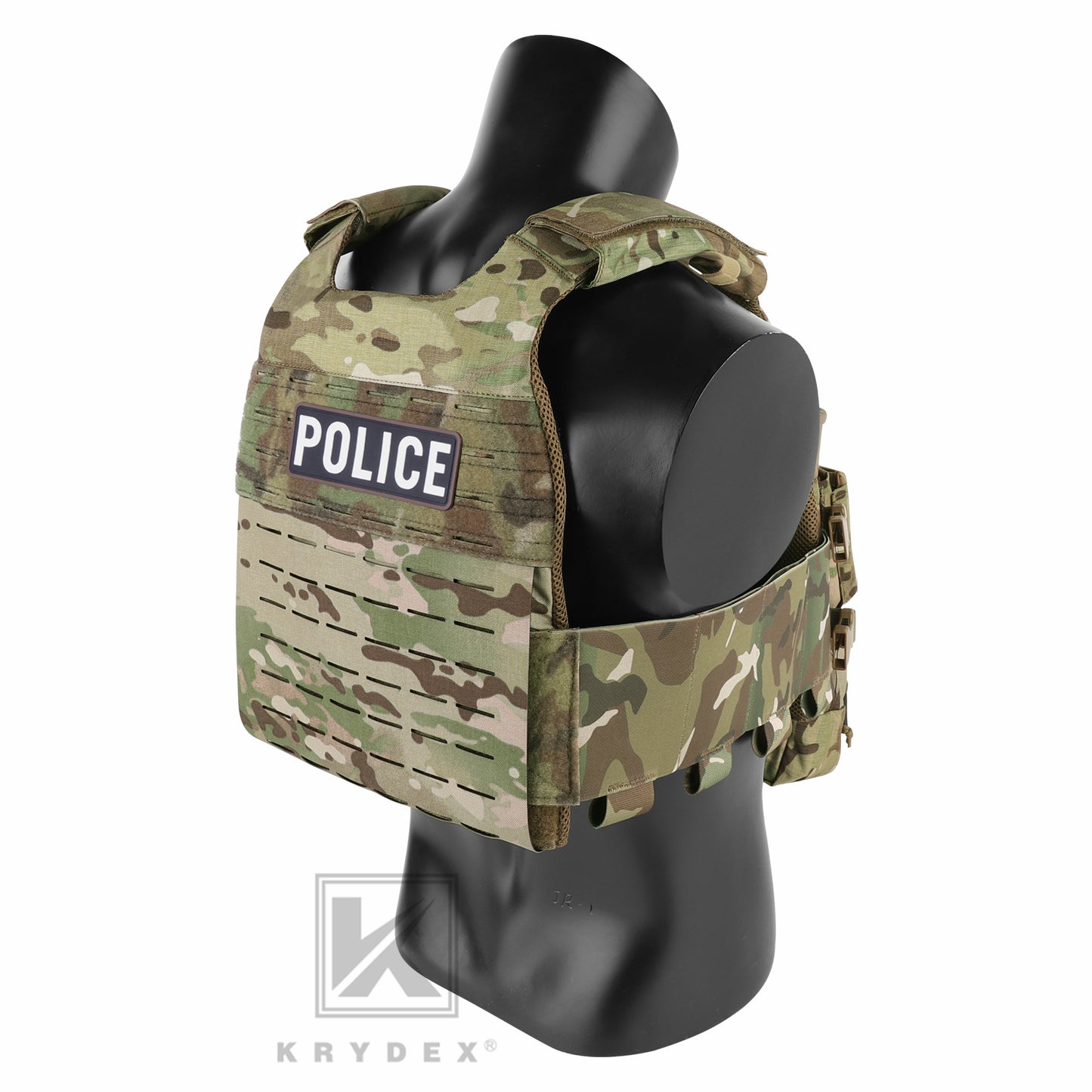 KRYDEX Low Vis Slick Plate Carrier FCS Tactical Molle Vest Elastic Cummerbund Micro Fight MK3 Chassis Drop SACK Pouch