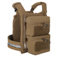 Krydex Tactical Back Panel Double Pouch Assault Zip On Modular Backpack for V5 vest