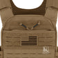 Krydex Tactical Vest Admin Pocket Zipper Insert Chest Full Two Way Zip For 511 Trainer Vest CPC Carrier
