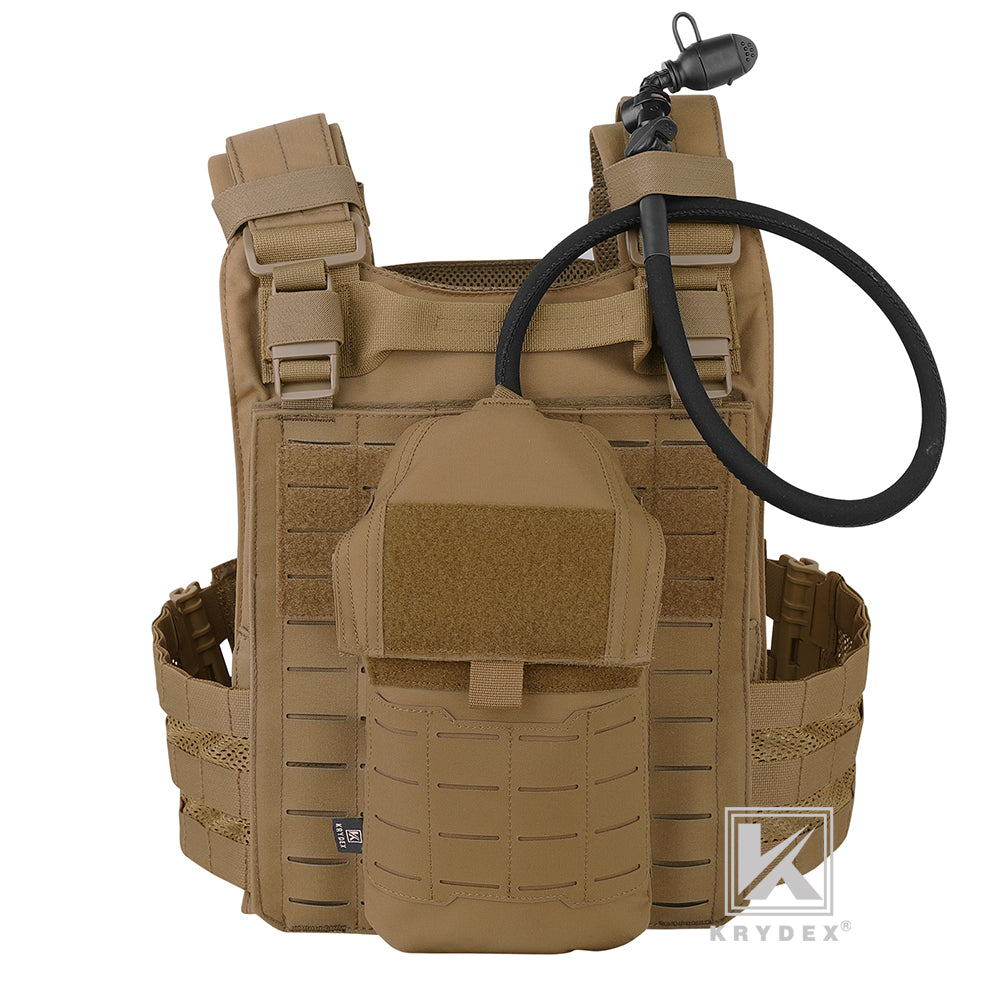 Krydex Tactical 1.5L 50oz Hydration Bladder Pouch Low Profile Hydra Carrier MOLLE Water Pack