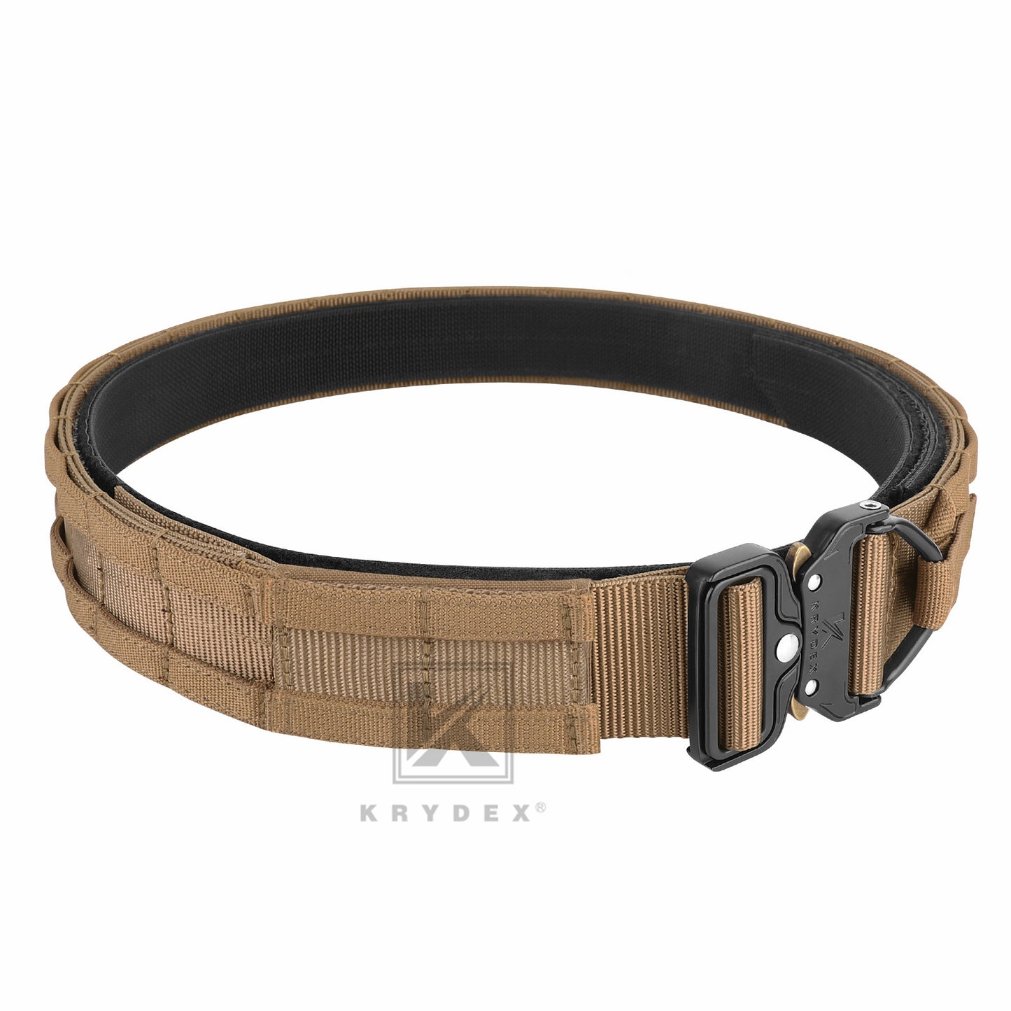 KRYDEX 1.75”& 1.5” Tactical Quick Release MOLLE D-Ring Belt Rigger Duty Gun Belt Outer & Inner Hunting Shooting Belt