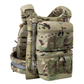 Krydex Tactical Back Panel Double Pouch Assault Zip On Modular Backpack for V5 vest
