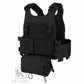 KRYDEX Low Vis Slick Plate Carrier FCS Tactical Molle Vest Elastic Cummerbund Micro Fight MK3 Chassis Drop SACK Pouch