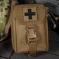 Krydex 2pcs Medical Cross Patches First Aid MED Badge Emergency IFAK Trauma Reflective Patch 2x2 In.