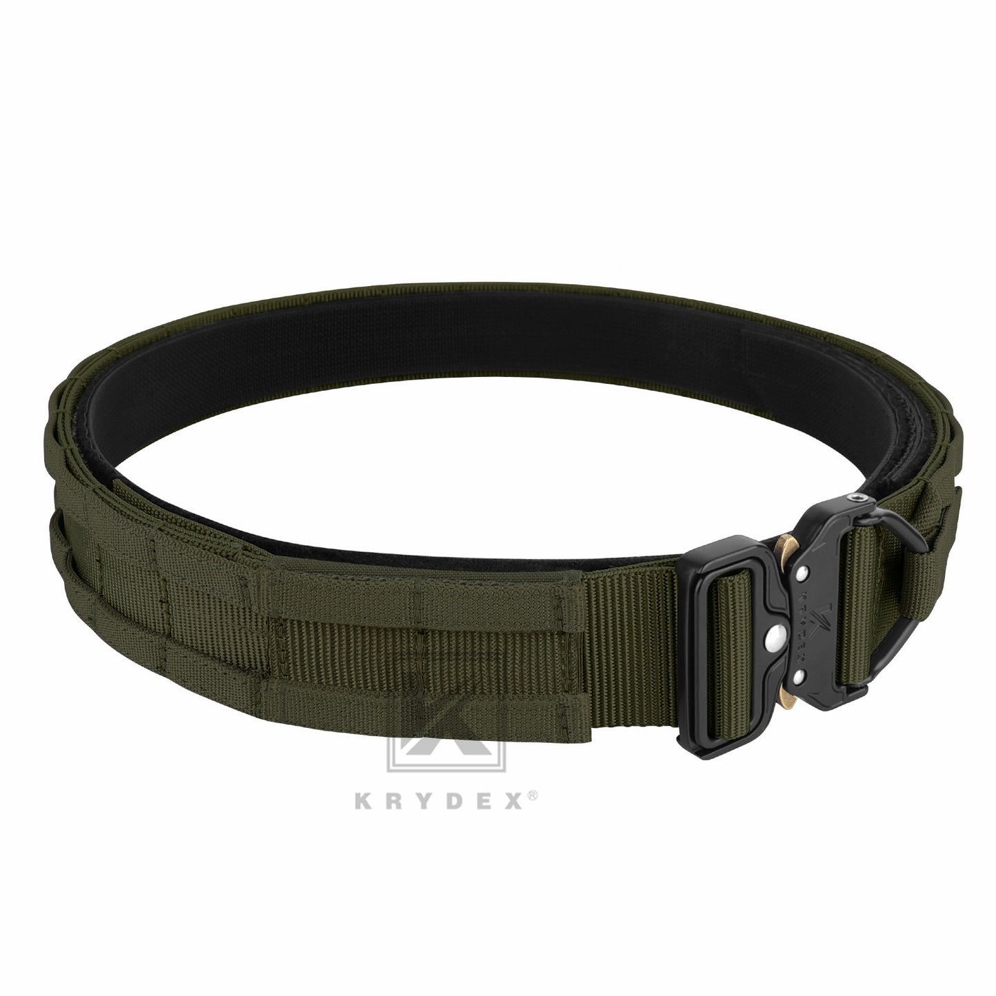 KRYDEX 1.75”& 1.5” Tactical Quick Release MOLLE D-Ring Belt Rigger Duty Gun Belt Outer & Inner Hunting Shooting Belt