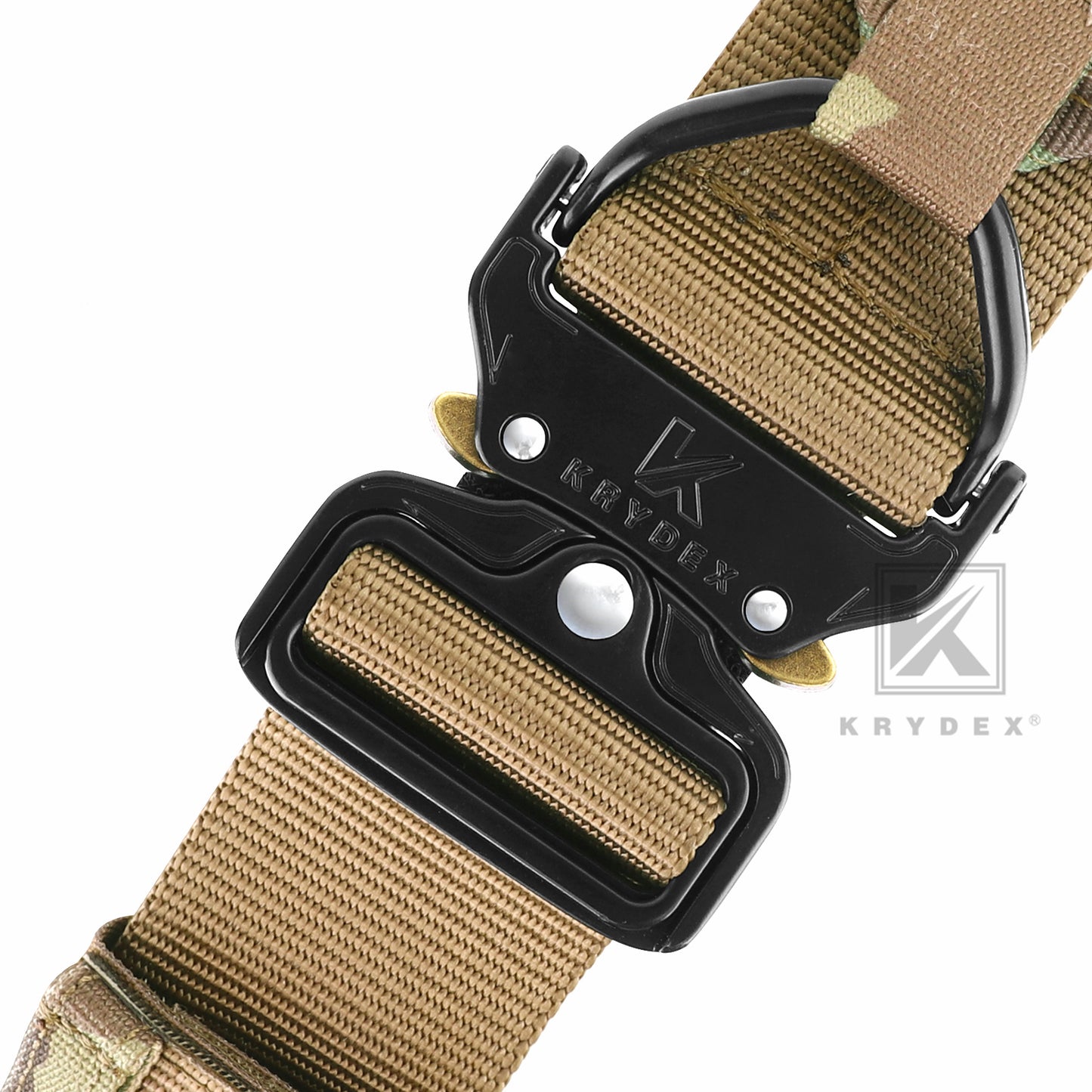 KRYDEX 1.75”& 1.5” Tactical Quick Release MOLLE D-Ring Belt Rigger Duty Gun Belt Outer & Inner Hunting Shooting Belt