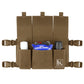 Krydex Tactical Triple 556 Magazine Pouch Placard 3x GP Pouches Detachable Mag Holders for Chest Rig and Vest