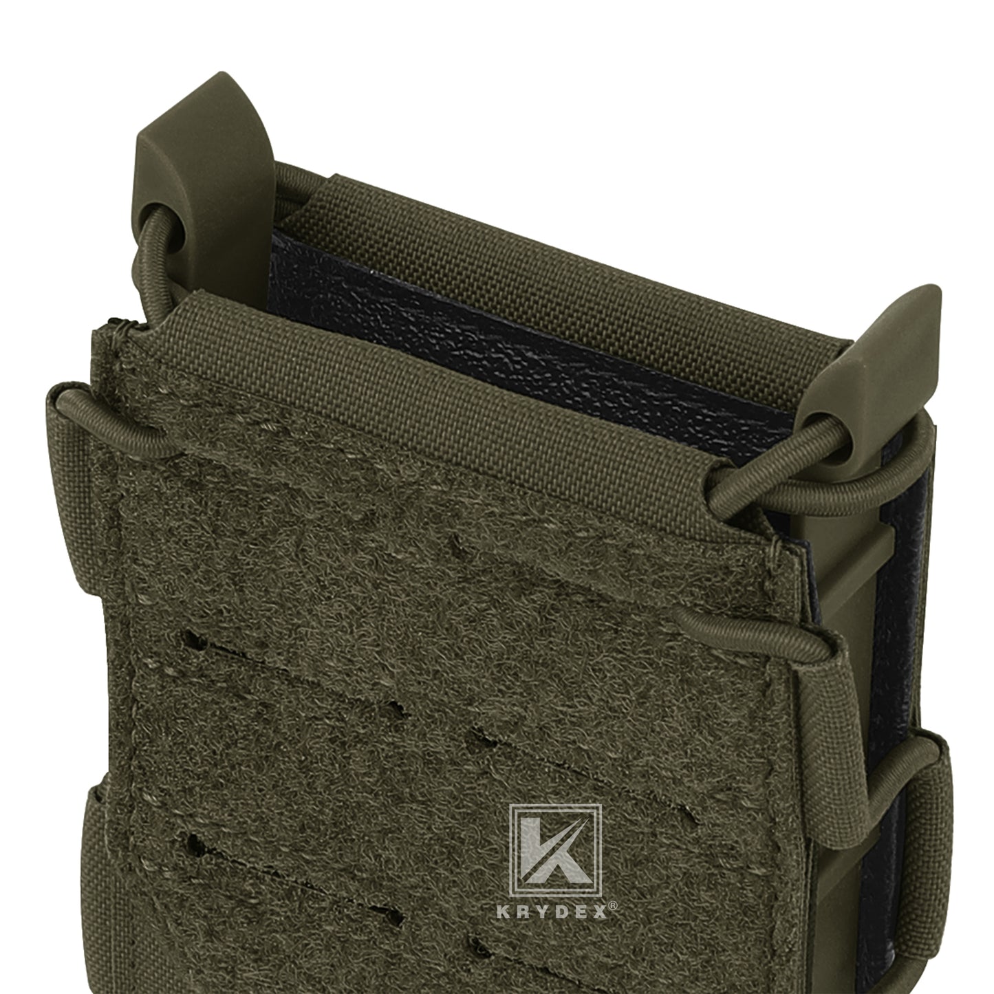 Krydex Tactical 556 Magazine Pouch Open Top Rifle Mag Carrier Rapid Access MOLLE Compatible