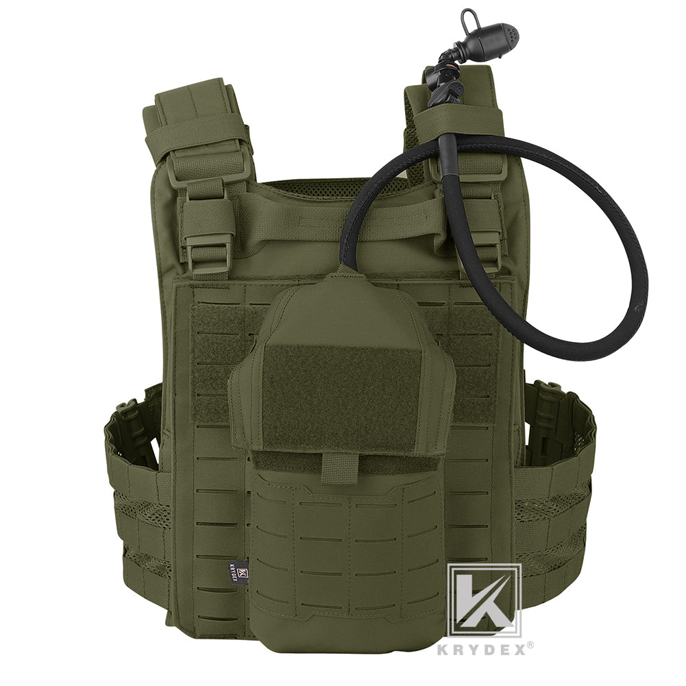 Krydex Tactical 1.5L 50oz Hydration Bladder Pouch Low Profile Hydra Carrier MOLLE Water Pack