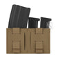 Krydex Tactical Double 9mm & 5.56 Magazine Pouch Mag Holder Duty Belt & Molle Compatible