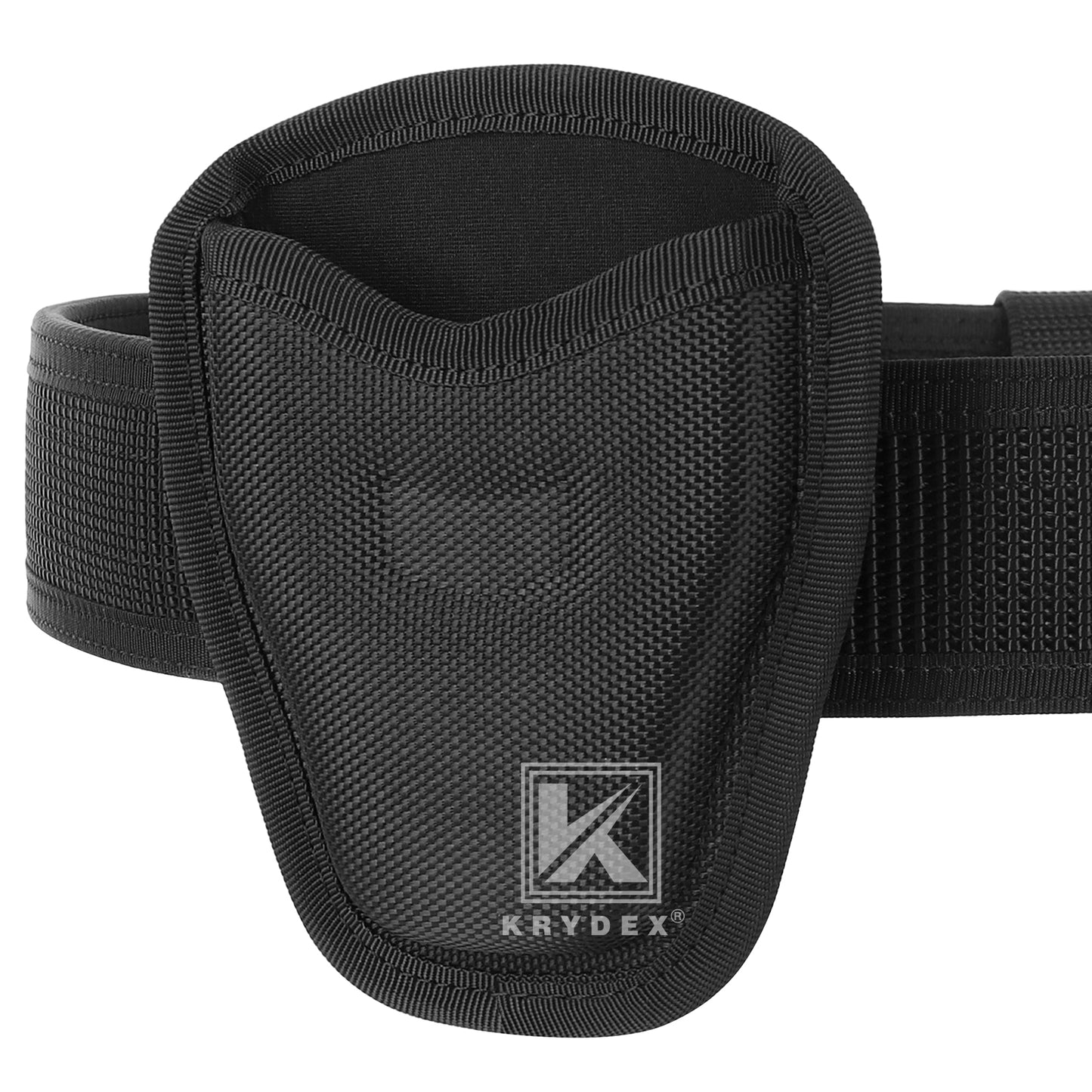 Krydex Open Top Handcuff Case Single Classic Handcuff Pouch Fits 2” & 2.25” Duty Belt For Police Law Enforcement & Security Guard Equipment