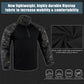 Krydex Tactical Men’s Combat Shirts with Elbow Pads Uniform