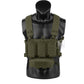 Krydex Tactical Chest Rig Triple Elastic 556 Magazine Pouch Placard GP Pouch Mini Drop Dangler Pouch
