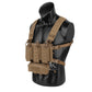 Krydex Tactical Chest Rig Triple Elastic 556 Magazine Pouch Placard GP Pouch Mini Drop Dangler Pouch