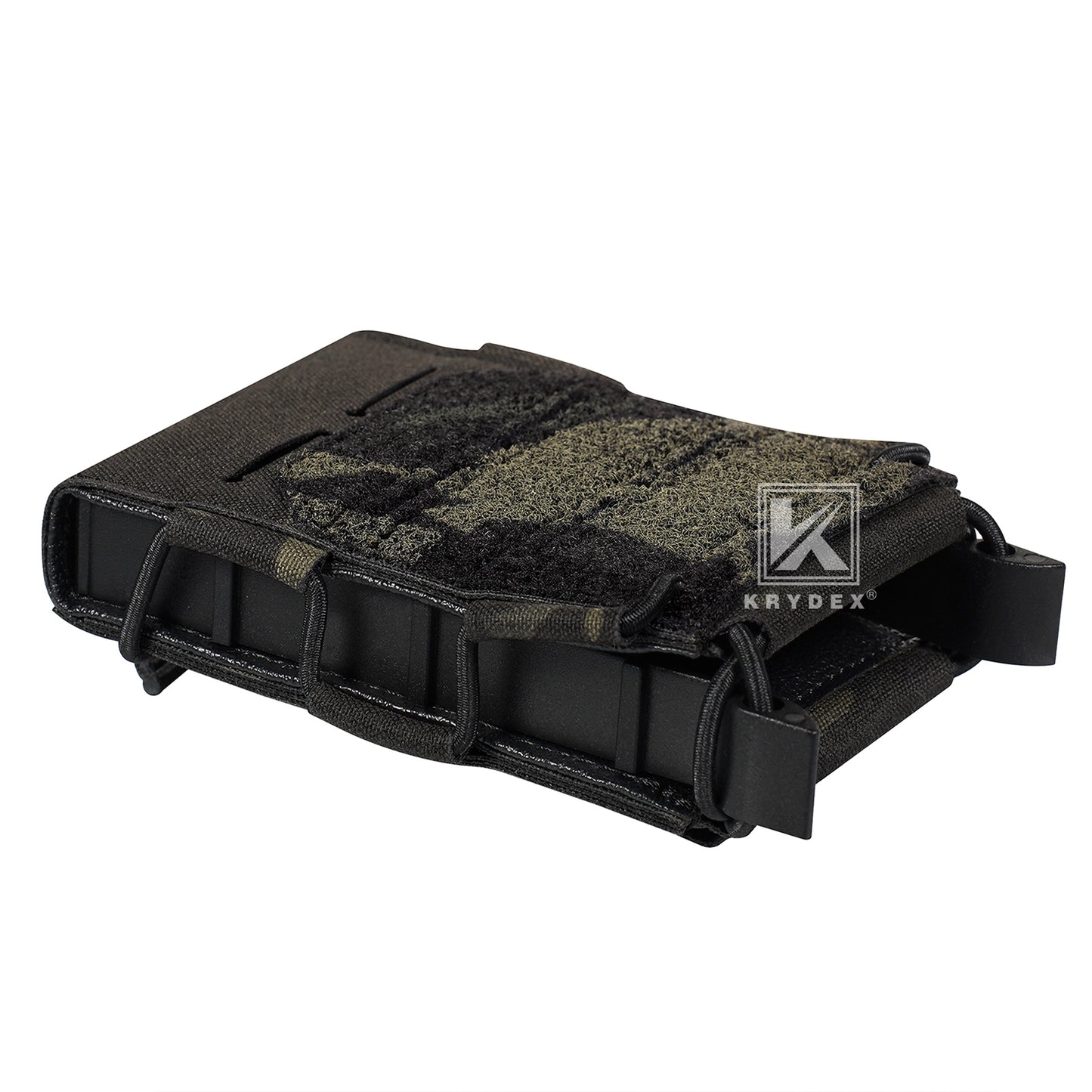 Krydex Tactical 556 Magazine Pouch Open Top Rifle Mag Carrier Rapid Access MOLLE Compatible
