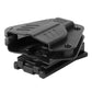 Krydex Handcuff Holster 360° Rotatable Dual-Lock Mount For 1.5”-2.25” Belt & MOLLE Clip Fits S&W Model 100/ASP/Peerless Chain Handcuffs Holder