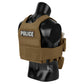KRYDEX Low Vis Slick Plate Carrier Tactical Vest Body Armor w/MK Micro Fight Chest Rig Set