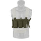 Krydex Tactical Triple Elastic 556 Magazine Pouch Placard GP Pouch Low-Profile Mag Holders for Chest Rig and Vest
