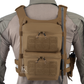 Krydex Tactical Back Panel Double Pouch Assault Zip On Modular Backpack for V5 vest
