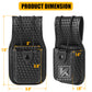 Krydex Basket Weave Radio Pouch for Duty Belt Universal Police Radio Walkie Talkies Holster for Security & Law Enforcement Fits 2" & 2.25" Belts For MT500 MT1000