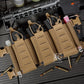 Krydex Tactical Triple Elastic 556 Magazine Pouch Placard GP Pouch Low-Profile Mag Holders for Chest Rig and Vest