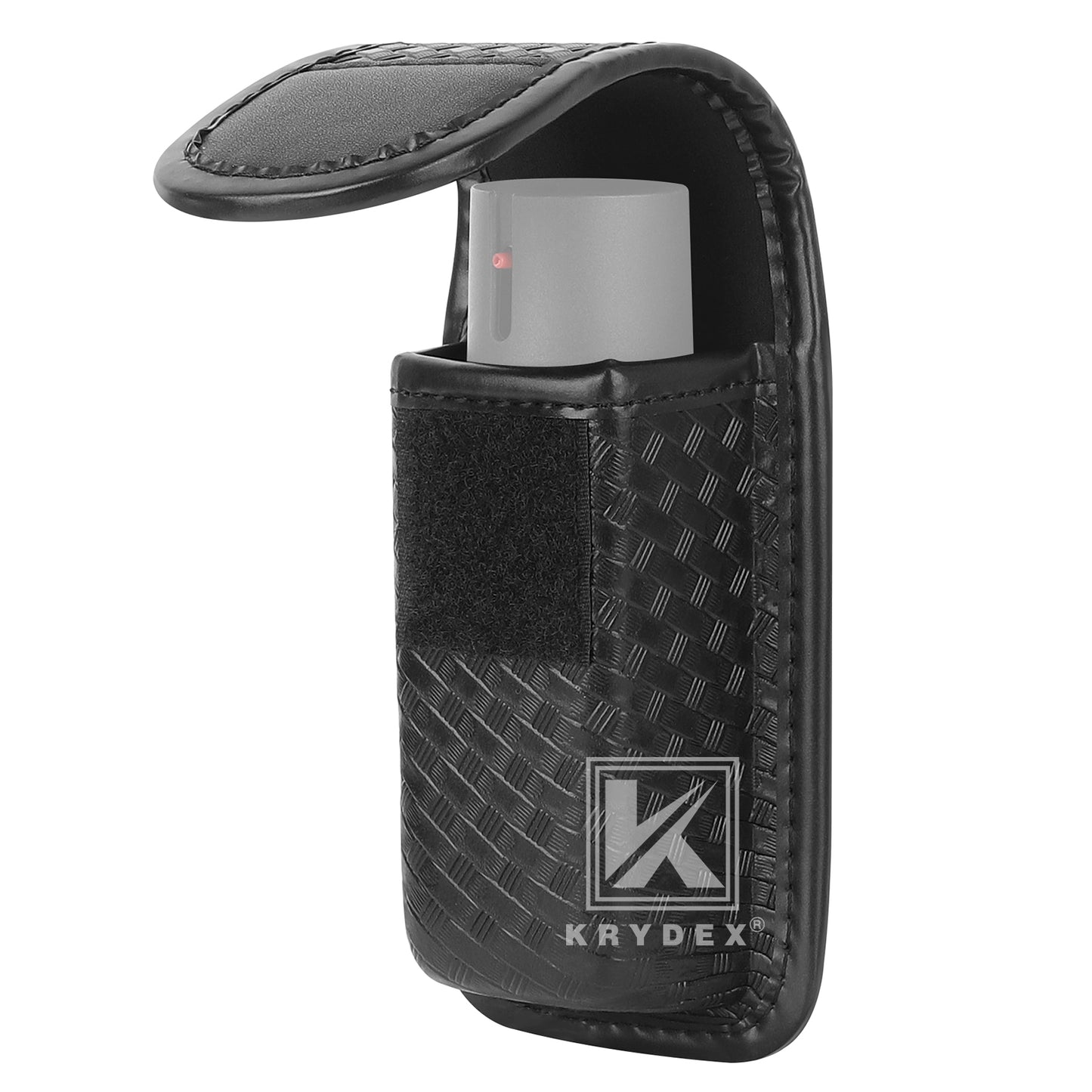 Krydex OC / MK3 Spray Holster Basket Weave OC MACE Pepper Spray Pouch Canister Flashlight Holder Multi-Tool Plier Pouch Fits 1.5" 1.75" 2" 2.25"  Duty Belt for Police Security LE Outdoor