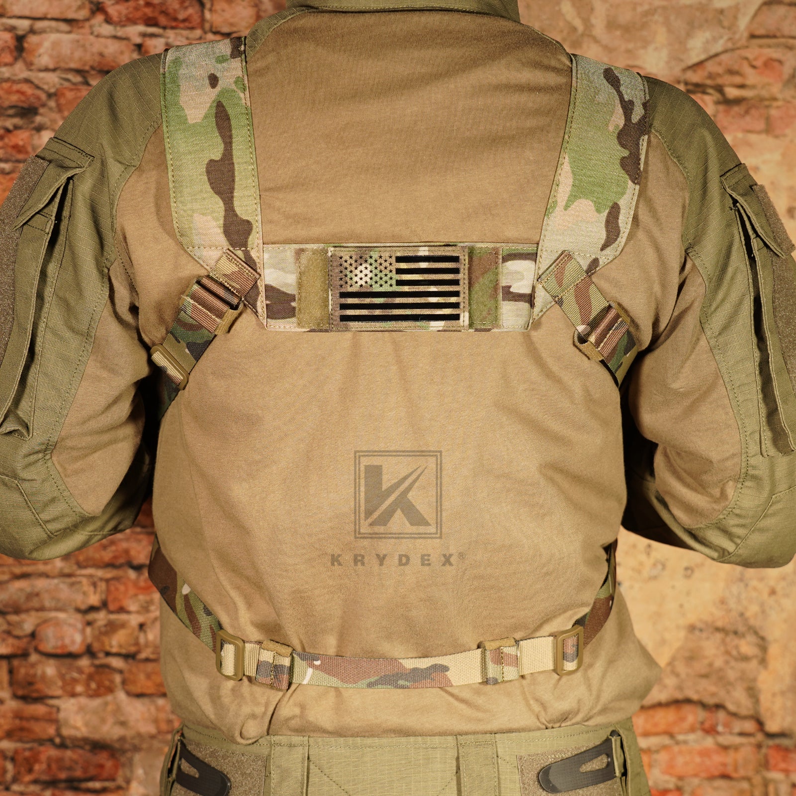 KRYDEX MK3 Placard with Hook Backing for Tactical Vest Chest Rig (Coyote Brown KRYDEX MK3 Placard with Hook Backing for Tactical Vest Chest Rig (Coyote Brown