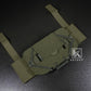 Krydex Tactical Chest Rig MOLLE Panel Front Chest Holder Bridge Phone Mount for D3CR MK3 MK4 UW SOP Rigs