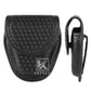 Krydex Hidden Snap Basket weave Handcuff Case Single Handcuff Pouch Fits 2” & 2.25” Duty Belt For Police Law Enforcement & Security Guard Equipment