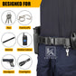 KRYDEX Duty Belt 2.25" Police Security Belt Law Enforcement Officer Security Basket Weave Synthetic Leather Belt