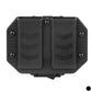 Krydex 9mm Double Stack Magazine Pouch 360° Rotatable Clip Fits 9mm/.40/.45 Double-Stack Mags Adjustable Retention Dual-Lock Mount for 1.5"-2.25" Belts & MOLLE