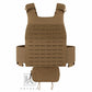 KRYDEX Low Vis Slick Plate Carrier FCS Tactical Molle Vest Elastic Cummerbund Micro Fight MK3 Chassis Drop SACK Pouch