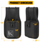 Krydex 1680D Nylon Radio Pouch for Duty Belt Universal Radio Holster Walkie Talkies for Police Security & Law Enforcement Heavy Duty Durable Fits 2" & 2.25" Belts