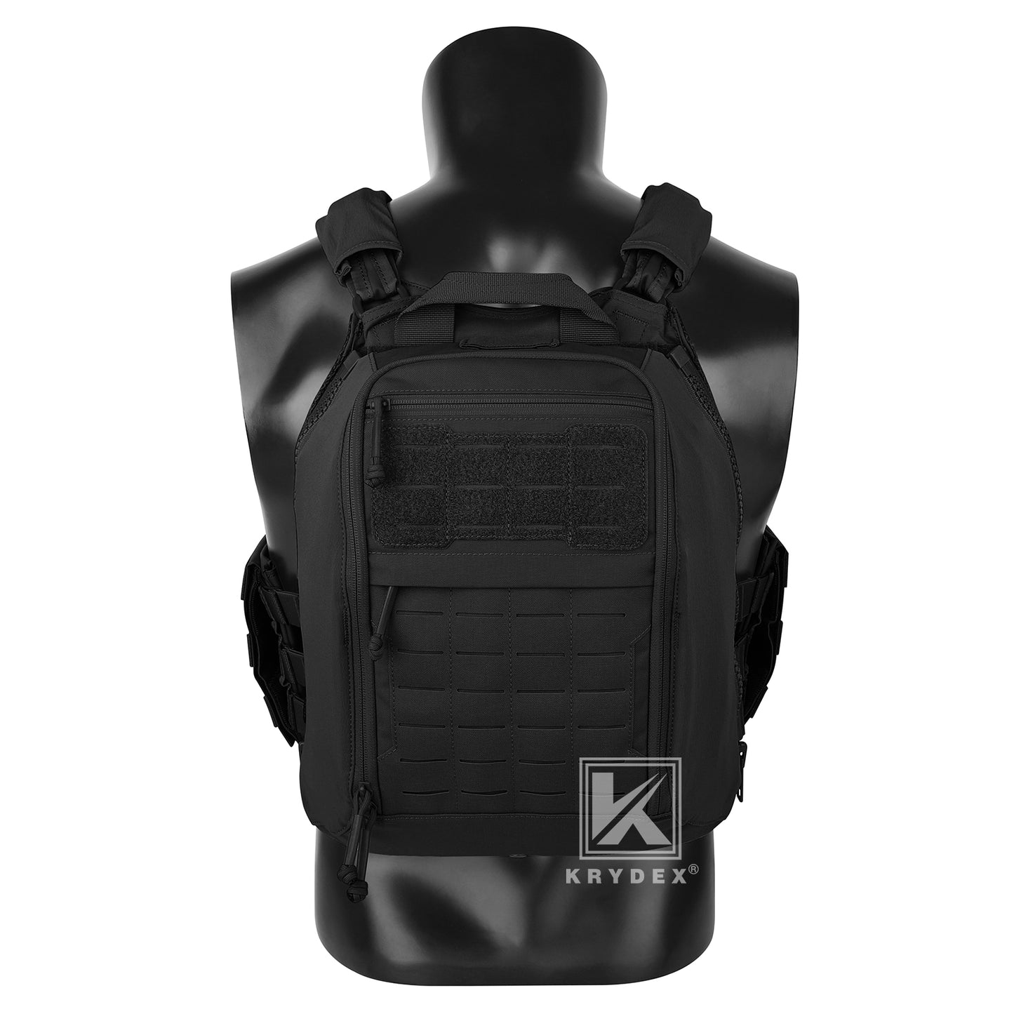 Krydex Tactical Zip-on Back Panel for Scarab Vest MOLLE Helmet Hydration Backpack