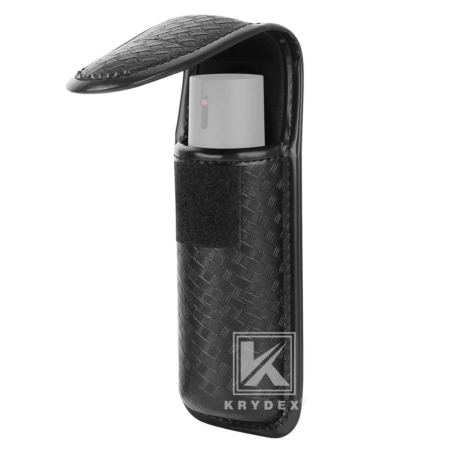 Krydex MK4 Pepper Spray Basket Weave Holder OC Spray Holster for Similar Size Canisters Pouch for Duty Belt Police Security Law Enforcement