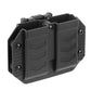 Krydex 9mm Double Stack Magazine Pouch 360° Rotatable Clip Fits 9mm/.40/.45 Double-Stack Mags Adjustable Retention Dual-Lock Mount for 1.5"-2.25" Belts & MOLLE