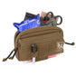 Krydex Tactical Admin Pouch Chest Bag MOLLE Utility Pouch Front Pocket for Vest and Chest Rig