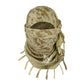 Krydex Tactical Scarf Headwrap Facecover Cotton Shemagh Breathable Balaclava Face Mask Neck Gaiter 43” x 43”