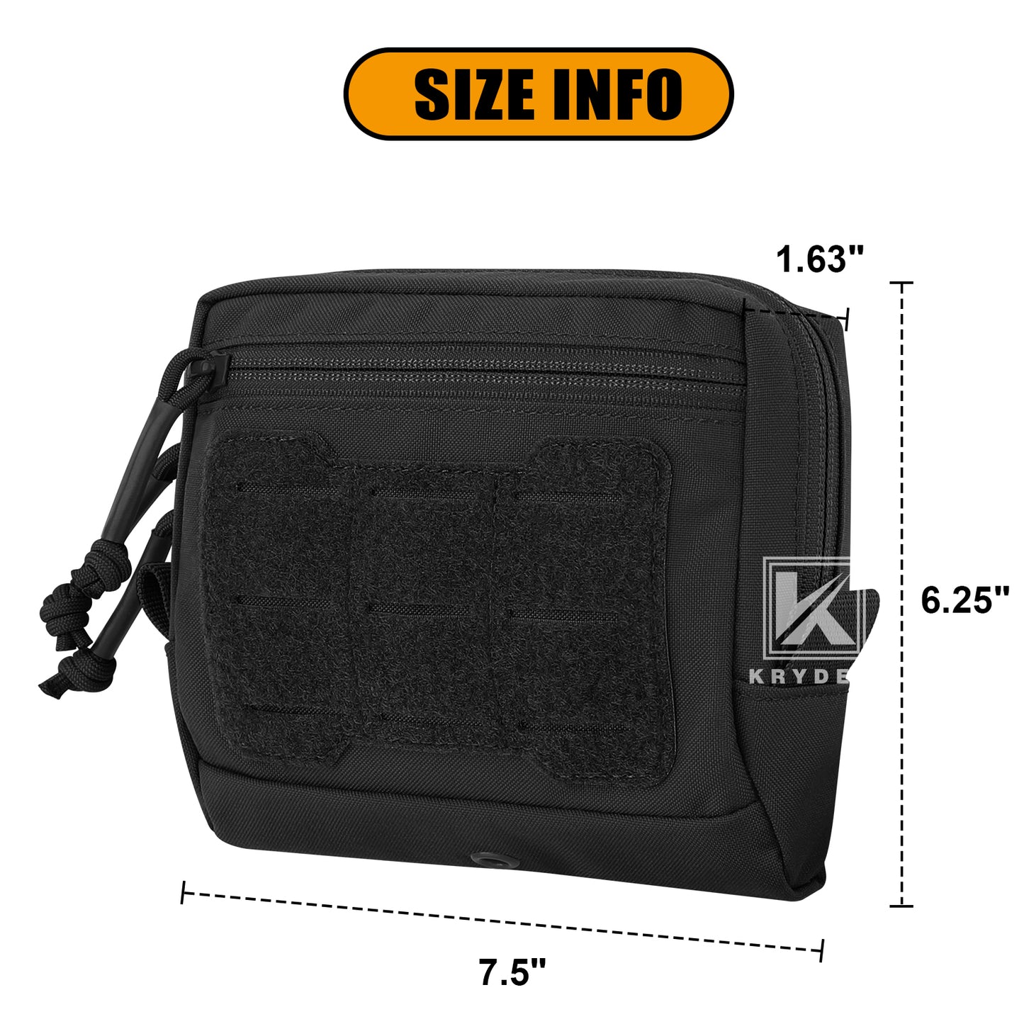 Krydex Tactical GP pouch General Purpose Pouch Utility EDC MOLLE Bag Belt Backpack Storage Bag