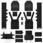 KRYDEX Low Vis Slick Plate Carrier FCS Tactical Molle Vest Elastic Cummerbund Micro Fight MK3 Chassis Drop SACK Pouch