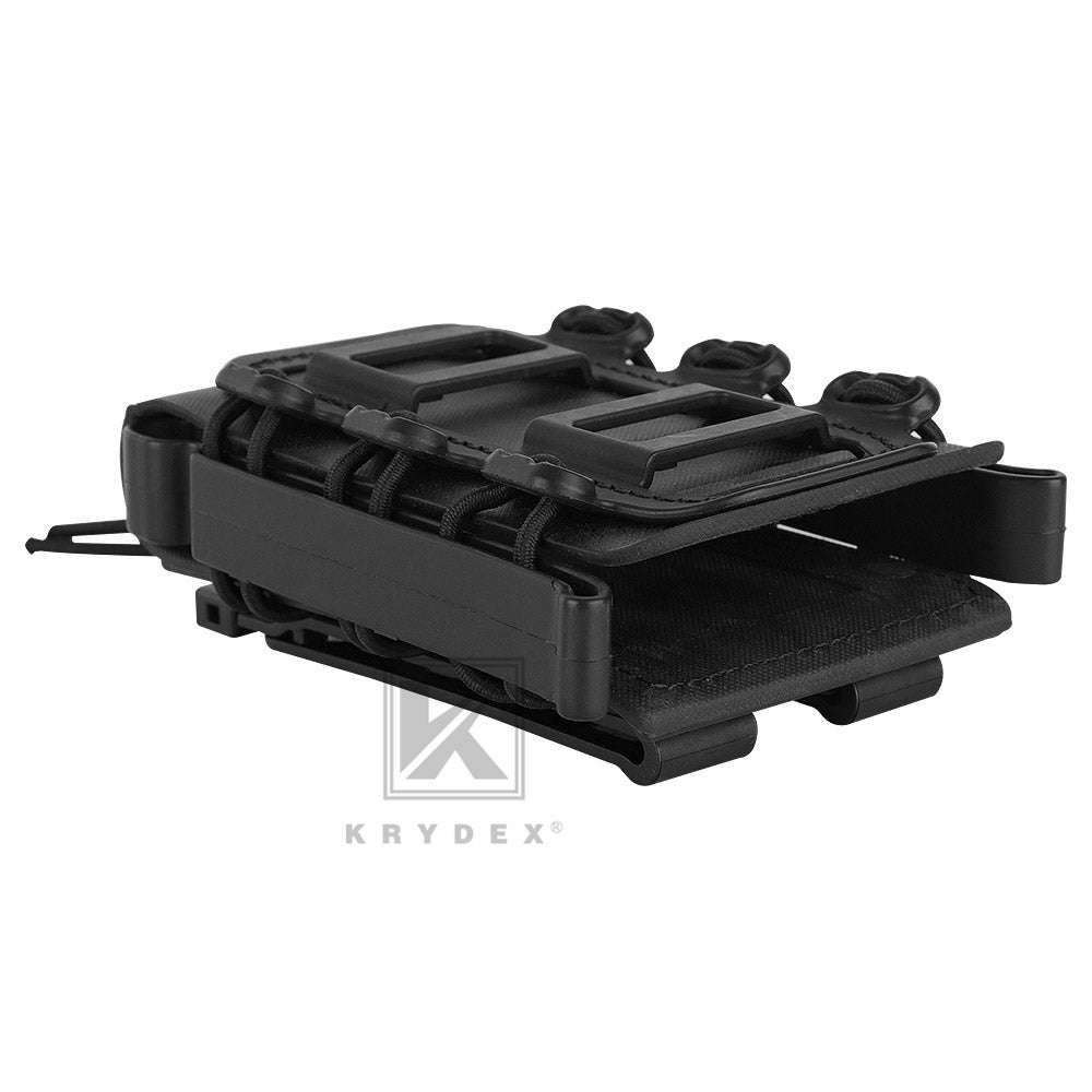 KRYDEX Soft Shell 5.56mm 7.62mm Mag Pouch Magazine Carrier with Clip