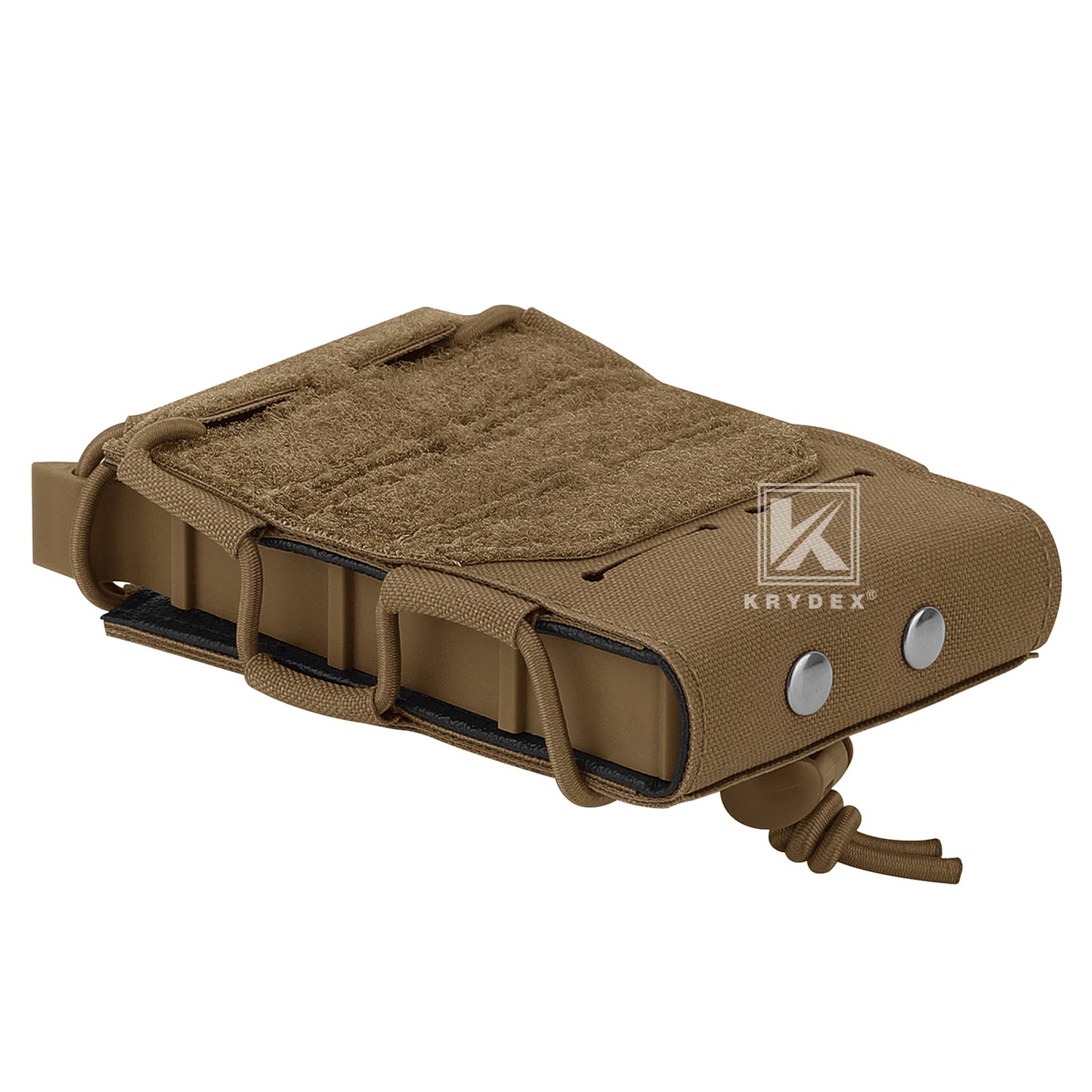Krydex Tactical 556 Magazine Pouch Open Top Rifle Mag Carrier Rapid Access MOLLE Compatible