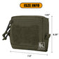 Krydex Tactical GP pouch General Purpose Pouch Utility EDC MOLLE Bag Belt Backpack Storage Bag