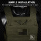 Krydex Tactical Vest Admin Pocket Zipper Insert Chest Full Two Way Zip For 511 Trainer Vest CPC Carrier