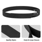 Krydex Buckleless Duty Belt No-Scratch Nylon Belt 1.5" No Metal Buckle Belt w/Hook & Loop Closure Adjustable for Work Travel Mechanic Driver