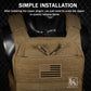 Krydex Tactical Vest Admin Pocket Zipper Insert Chest Full Two Way Zip For 511 Trainer Vest CPC Carrier