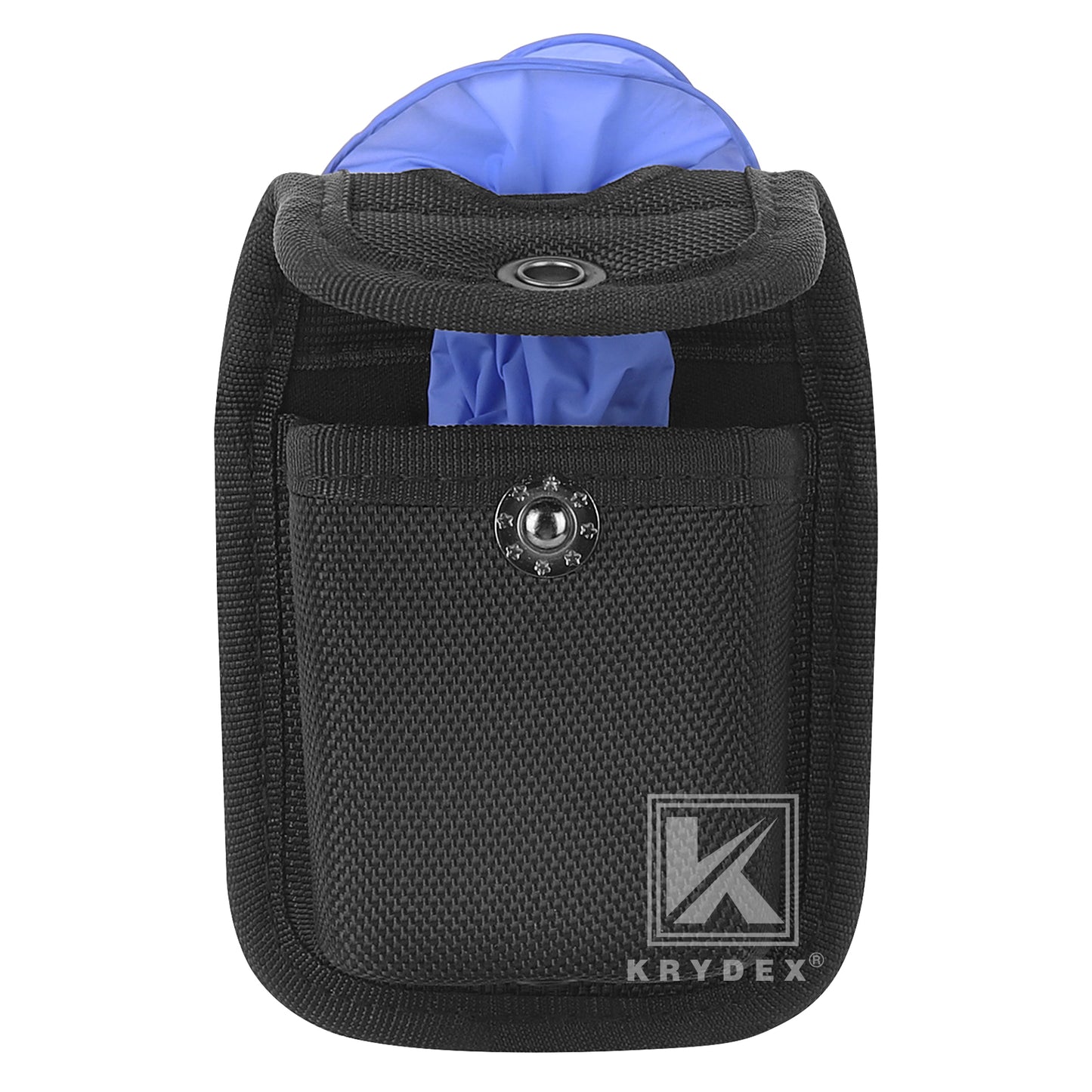 Krydex Glove Holder Nylon Molded Pager Pouch Latex Nitrile Disposable Gloves Pouch Fits 2" & 2.25" Duty Belt For Police Firefighter Law enforcement EMT Paramedic First Responders