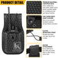 Krydex Basket Weave Radio Pouch for Duty Belt Universal Police Radio Walkie Talkies Holster for Security & Law Enforcement Fits 2" & 2.25" Belts For MT500 MT1000